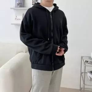 남자 데일리 오버핏 후드 집업 기모 후드티자켓 남친룩 캐주얼코디 루즈핏후드 데일리룩 기모자켓