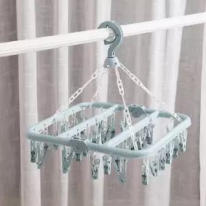 ( )속옷 양말 32클립 빨래집게 건조대 다용도 옷걸이행거