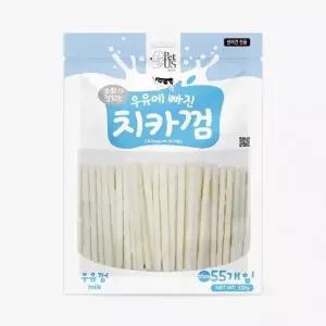 소형펫 오래씹는 우유맛 스틱형 덴탈껌 55p P65234