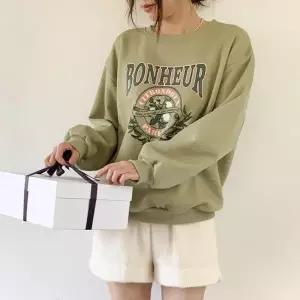 [다잇템] 여성 보온 빅사이즈 캐쥬얼 일상 나염 맨투맨_24047309_588872