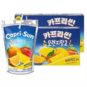 농심 카프리썬 오렌지망고 200ml 20개