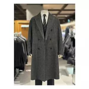 리얼지오지아 지오지아 25FW 2컬러 캐시미어혼방 세미오버 핸드메이드 더블코트 ADF4CB1102 370750