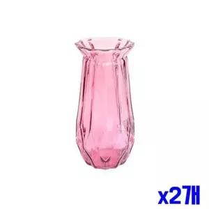 bns 인테리어 유리 화병 대 핑크 x2개 인테리어소품 꽃병