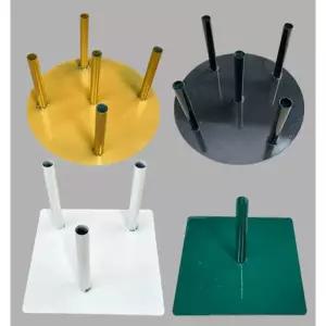 화려한 자이언트 4중 다크그린 원형 30cm 플라워 받침대 운임착불 종이꽃 기둥