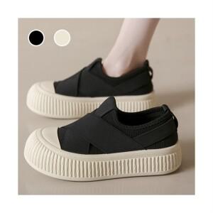 여성 키높이 운동화 리프트 스니커즈 캔버스화