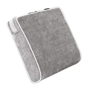 Justsafe 4인치 두께 XL 메모리 폼 시트 쿠션 - 꼬리뼈 완화를 위한 초대형 사무용 의자 쿠션, 가구급 폼, 책상, 자동차 및 휠체어용 미끄럼 방지 세척 가능 커버