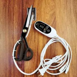 열 재단가위 리본 커팅기 의류 불칼 라벨 원단 재단