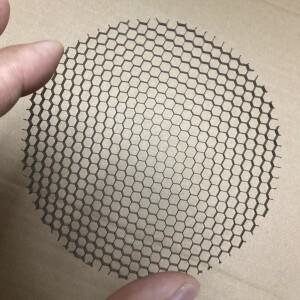 전등갓 호환 푹신한 발광 방지 눈부심 조명 후드 용 알루미늄 원형 벌집 메쉬 커버 플레이트가 빛을 만듭니