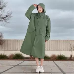 고품질 트렌드 남녀공용 바람막이 레인코트(XL) 그린 우의 (WFKDW1F)