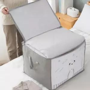수납함 리빙 박스 이불정리함 보관 옷 대용량 부직포 (WFKENKE)