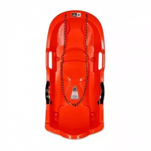 생담 국내생산 고급 눈썰매 강화 플라스틱 브레이크 방향조절 가능 빨강색