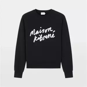 메종키츠네 로고 스웨트셔츠 FW00335KM0001 BK