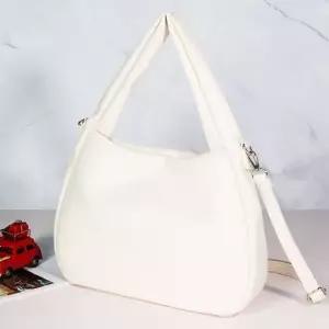 고품질 토트크로스 여성 토트백 핸드백 레더 가방 아이보리 (WFKDXNY)