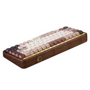 나무키보드 무선 키보드 블루투스 자판 V3 특이한 Bluetooth 수입