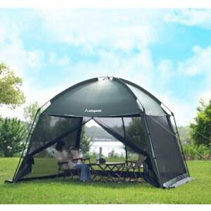 휴대용 타프스크린 모기장쉘터 차양막 천막 원터치 카키 원터치타프 메쉬쉘터