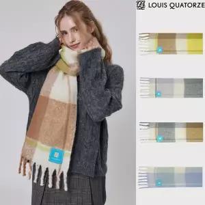 루이까또즈 헬싱키안 체크 모헤어 머플러 2DHW812