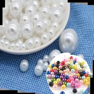 아크릴비즈 진주알 비즈 시드 공예 대용량 모루인형 진주목걸이