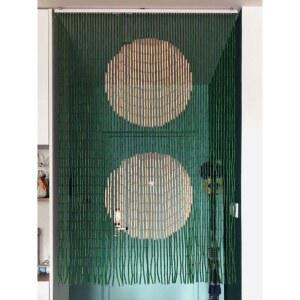대나무 커튼 가리개 현관문 가벽 도어 공간 차단 중형 문 장식 대나무발셔터 입구