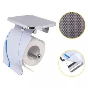 덮개형 선반식 스텐 휴지 걸이꽂이 화장실 홀더 욕실 거치대 식걸이