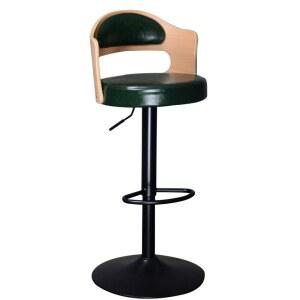 가죽 키높이 의자 높이조절 식탁의 운지 스탠드바 형 프론트 스텐 미용실 철제