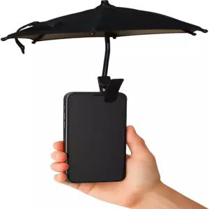 휴대폰 우산 유연한 각도 디자인과 회전 가능한 링이 있는 야외 선쉐이드 쉴드 자동차 내비게이션 그늘막