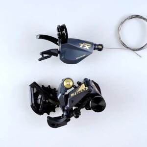 호환 새로운 LTWOO TX 1x12 속도 양방향 릴리스 카본 시프터 + 댐핑 리어 변속기 안정화