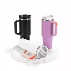 스텐 얼음 안녹는 대용량 1200ML 손잡이 텀블러