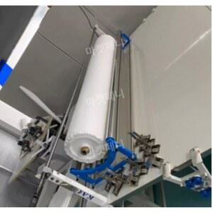 원단 롤푸는 거치대 필름 걸이 푸는 대 원단 기 재단 고정 랩핑기 절단 종이