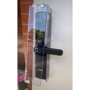 현관 도어락 레인커버 번호키 야외 장치 차단 레인커버(접착) 덮개 가리개 K1205