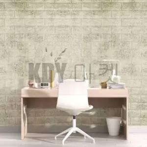 보온 단열 벽지 폼블럭(10mmX1mX20m) 진갈색 셀프 도배 인테리어