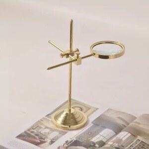 스탠드 확대경 대형 탁상용 검은 학생 빈티지 30 배율 블랙 20 납땜