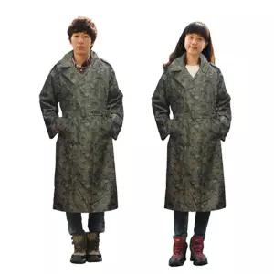 디지털코트 장교우의캠핑우비 비옷 용비옷 등산 교우의 원피스 방수포 아웃도어
