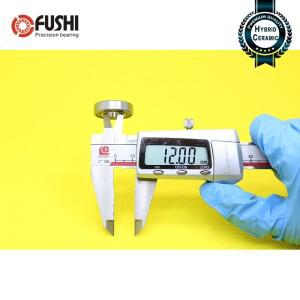 호환 6901 하이브리드 세라믹 베어링 12x24x6mm (1 PC) 자전거 밑면 브래킷 예비 Si3N4 볼 2RS