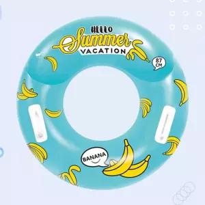 87cm 민트랑 이중튜브놀이용 수영장 계곡 바다 물용품 물놀이 어린이 원형 비치