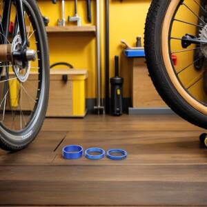 호환 15개 자전거 스템 스페이서 세트 알루미늄 합금 프론트 포크 로드산악 블루 마감 3 10mm 와셔