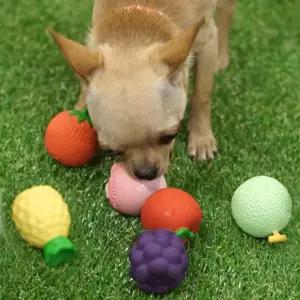패리스독 1번 과일 라텍스 토이 1팩 단위 14ea애견장난감 강아지 반려견