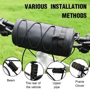 호환 DOMEN 자전거 방수 앞 MTB 핸들 바 보관 외부 다기능 승마 롤 액세서리