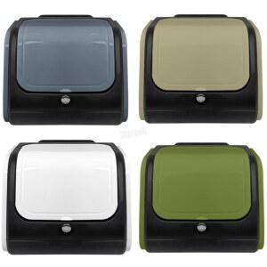 오토바이 스쿠터 박스 올블랙 대형 110cc 45L 등받이 2010 2019