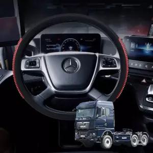 뉴맨트랙터 4D 입체 실리콘 핸들커버메가트럭 덤프 5톤차 버스 자동 카바 그립 논슬립 가죽 대형 전용 화물