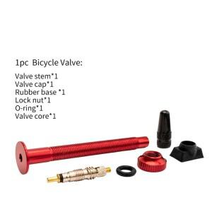 호환 2PCS Deemount 튜브리스 Presta 밸브 스템 40/60mm 알루미늄 도로/MTB 자전거 F/V 공기 코어 이동식 T