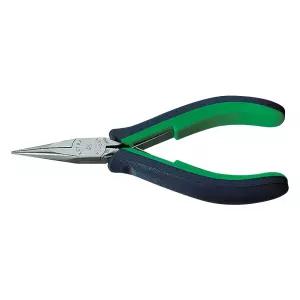 케이바-고급 미니 롱노즈 HLC-D24 120mm (1EA)수공구플라이어 조립 수리용 가정용 집게 로즈 전선작업