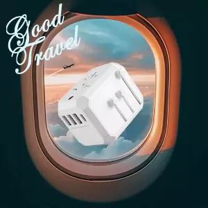 PTT004 해외여행 영국/홍콩/싱가폴/인도/말레이시아/마카오 돼지코 멀티어댑터 c타입+USB 여행용 고속충전기