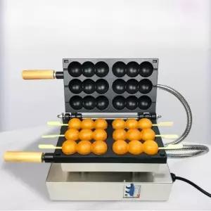 에그 와플기 조롱박 길거리 간식 디저트 꼬치 업소용 전기 3구