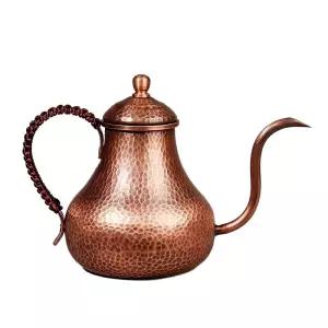 구리 핸드드립 주전자 티팟 수공예 빈티지 황동 커피포트