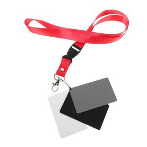 카메라 비디오 필름 휴대용 다용도 화이트 그레이에서 정확한 색상 충실도를 위한 펠트셀렉터 그레이 밸런스 사진 노출 반사 카드