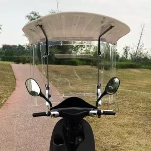 오토바이 지붕 덮개 커버 바이크 캐노피 우산 배달 스쿠터 차양막