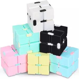 스카이티 6피스 큐브 장난감 스트레스 및 불안 미니 내구성