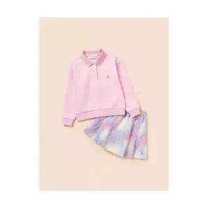 빈폴 키즈 여아 클래식 모노그램 스웨트 상하세트 라이트 핑크 (BI6141G02Y) 309626