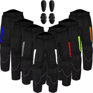 남성용 하이브 모토 모터사이클 팬츠 여성용 장갑 코듀라 모토크로스 투어링 보호 바지 방수