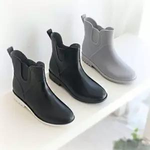 여성용 앵클 레인 부츠 캐주얼 낚시 잡업화 장화
